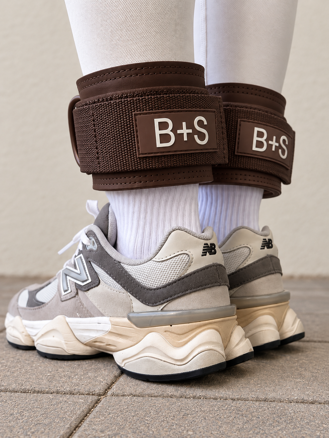Mocca ankle straps in use