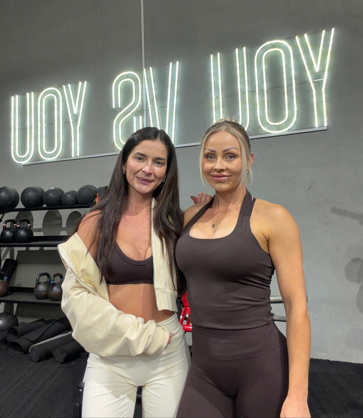 Morgann and Dee, founders of Balance + Strength