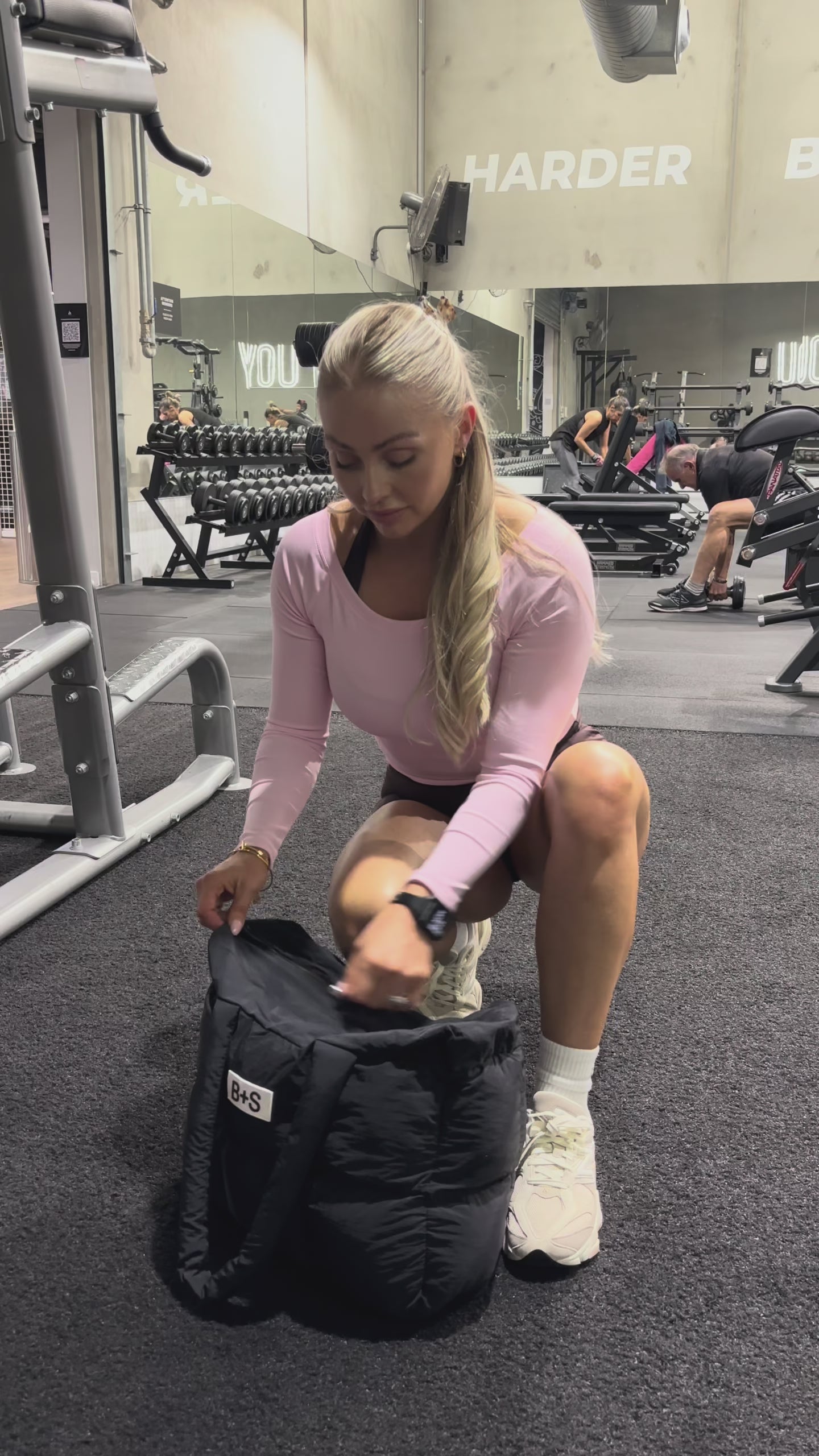 Meet Your Everyday Gym Bag - Black Cloud Tote