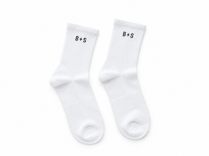 Crew Socks - White/Black
